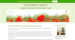 Desktop Screenshot of gesundheit-hessen.de