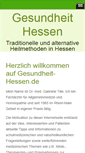 Mobile Screenshot of gesundheit-hessen.de