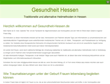 Tablet Screenshot of gesundheit-hessen.de